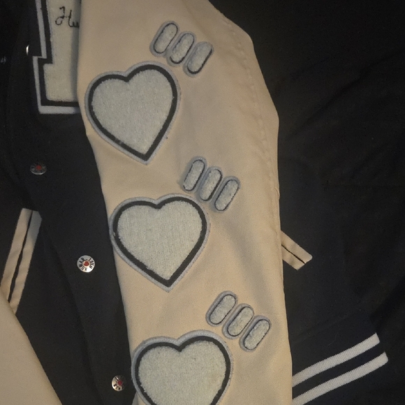 Human Made Men's Dry-Alls Wool Varsity Jacket – Navy & White - Picture 9 of 9